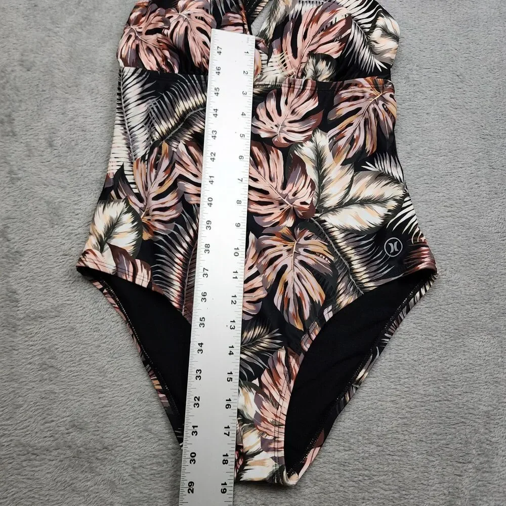 Hurley Womens S One Piece Swimsuit Floral Design NWT Beach Pool Summer Style